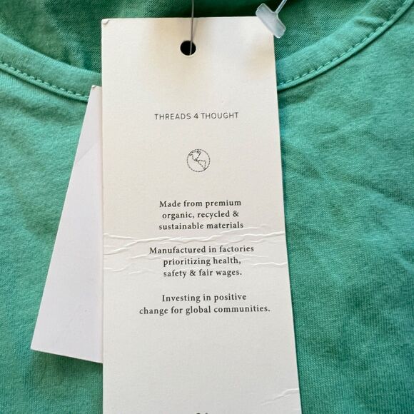 NWT Threads 4 Thought Women's Sports T-Shirt Size XS Pistachio Green - Picture 6 of 10